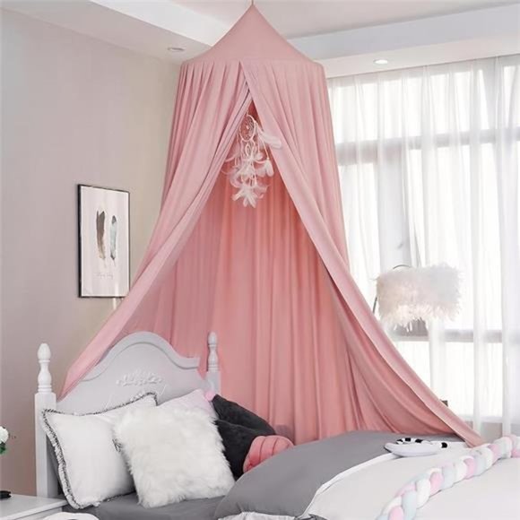 Canopy for Kids Bed,Extra Large Canopy for Girls Room Decoration Princess Castle - Picture 8 of 8